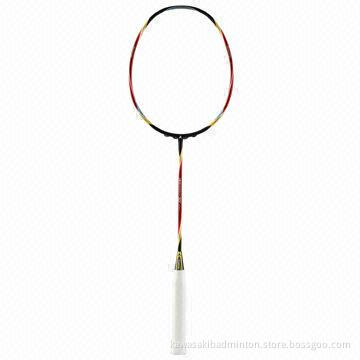 Professional badminton racket with 40T rigid carbon fiber +XENECORE technology